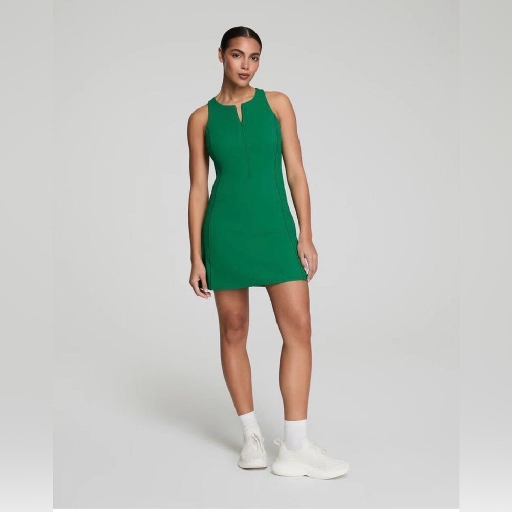 SPANX Emerald Green Sleeveless Mini Dress
